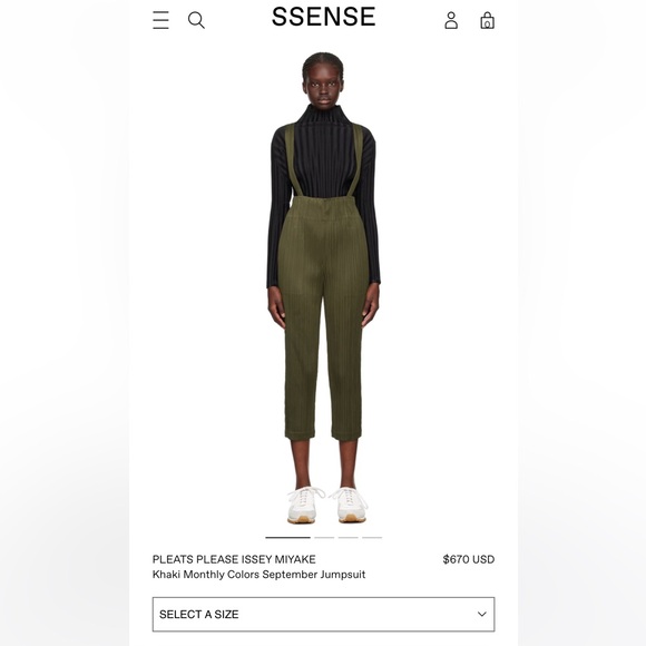 Issey Miyake Pleats Please Jumpsuit - Size 3 / Small - Picture 6 of 8